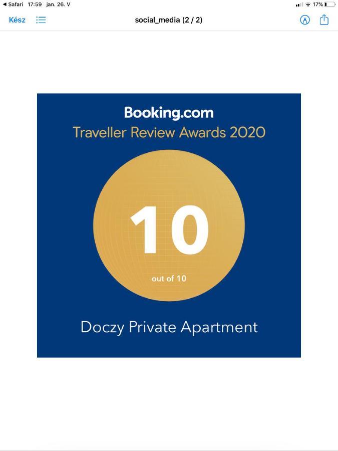 Doczy Private Apartment Debrecen Exterior photo